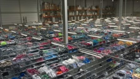 Stockage de textile chez XP LOG