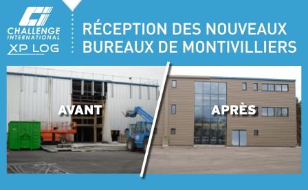 Nouveaux bureaux à Montivilliers pour XP LOG