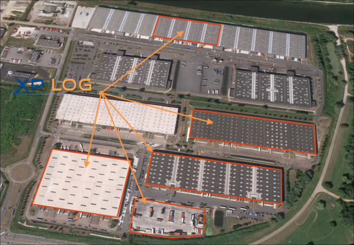 XP LOG entrepôts logistiques sur le parc Prologis